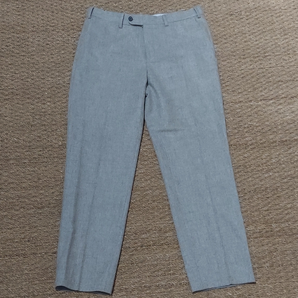 Suitsupply Mens Pure Wool Soho Slim Fit Gray Pants SZ 48